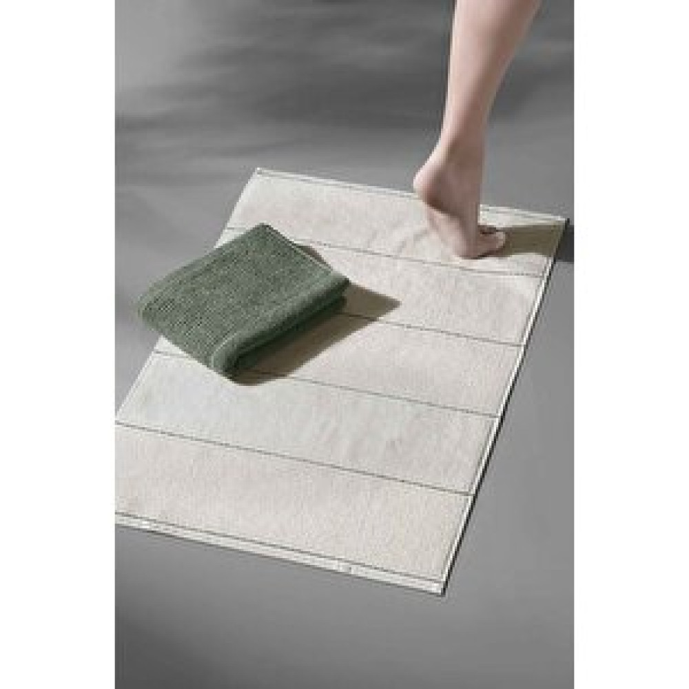 COTTO N MANIA Carmine Bathmat Olive - Ekstra Yumusak, Modern %100 Pamuk 50x75cm. Ayak Havlusu / Banyo Paspas Seti Banyo Halısı Fiyatı