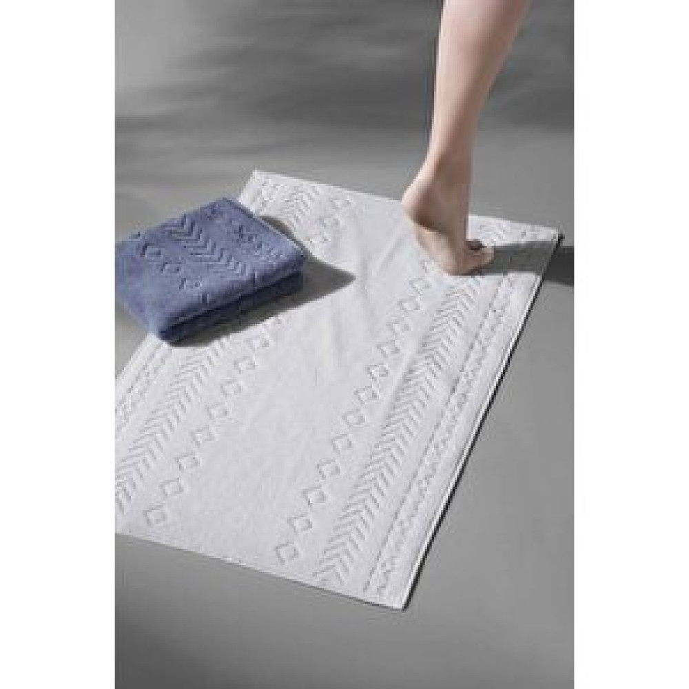 COTTO N MANIA Oscuro Bathmat Sky - Ekstra Yumusak, Modern %100 Pamuk 50x75cm. Ayak Havlusu / Banyo Paspas Seti Banyo Halısı Fiyatı