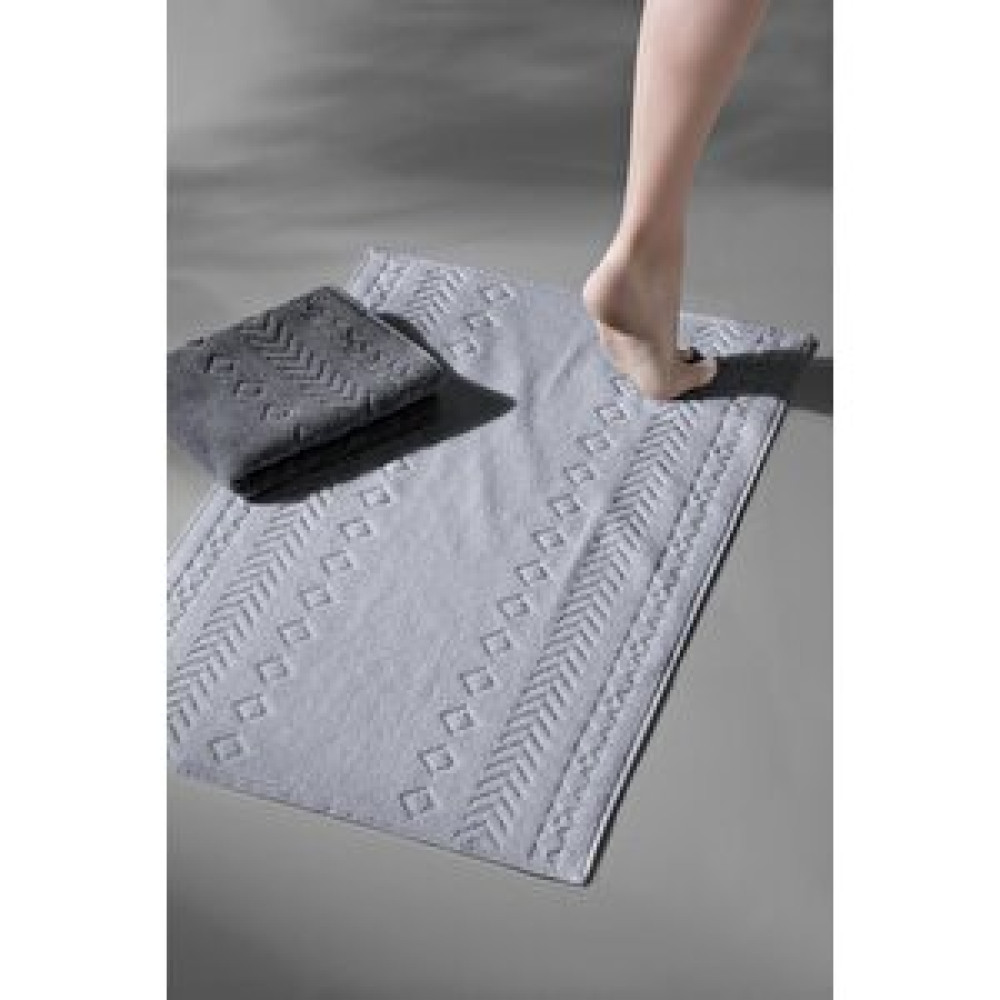 COTTO N MANIA Oscuro Bathmat Space - Ekstra Yumusak, Modern %100 Pamuk 50x75cm. Ayak Havlusu / Banyo Paspas Seti Banyo Halısı Fiyatı