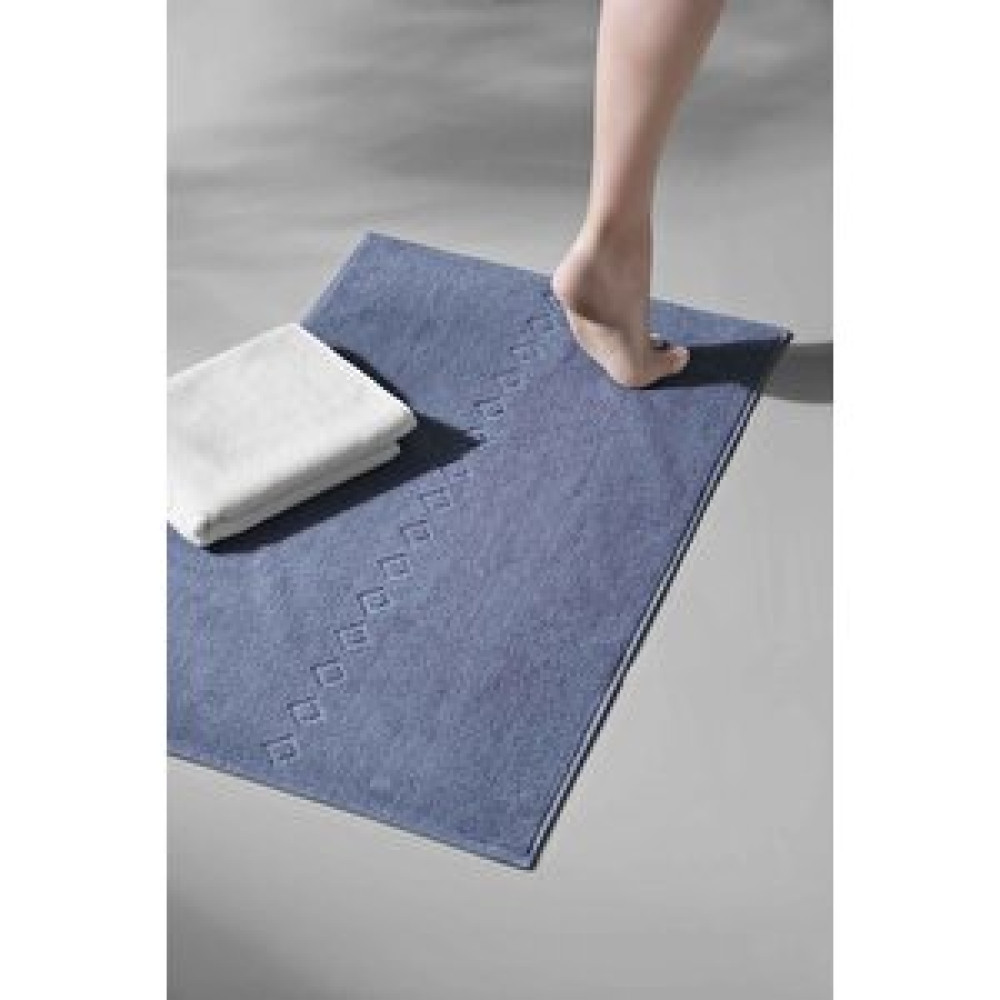 COTTO N MANIA Oscuro X Bathmat Sky - Ekstra Yumusak, Modern %100 Pamuk 50x75cm. Ayak Havlusu / Banyo Paspas Seti Banyo Halısı Fiyatı