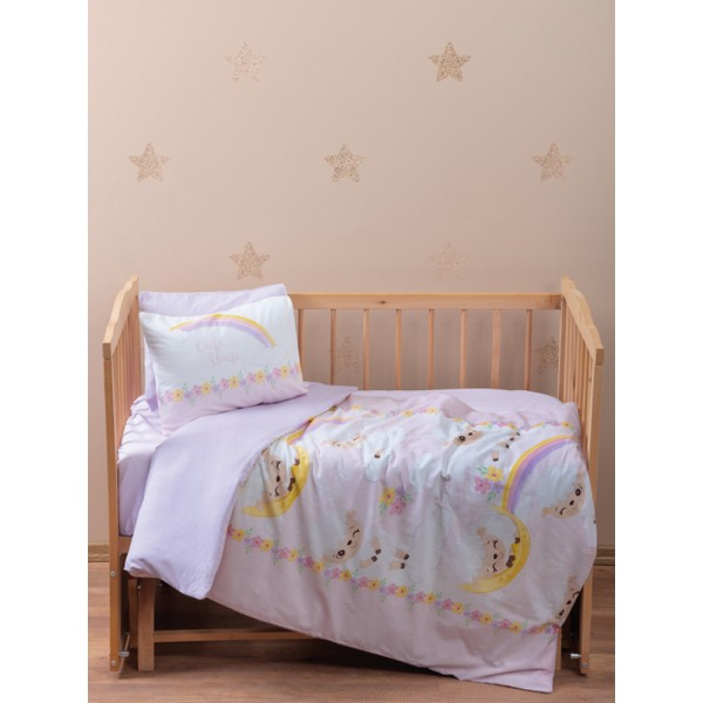 Cotton Box Bebek Nevresim Takımı Kuzu Lila - 100 x 150 cm Bebek Nevresim Takımı Fiyatı