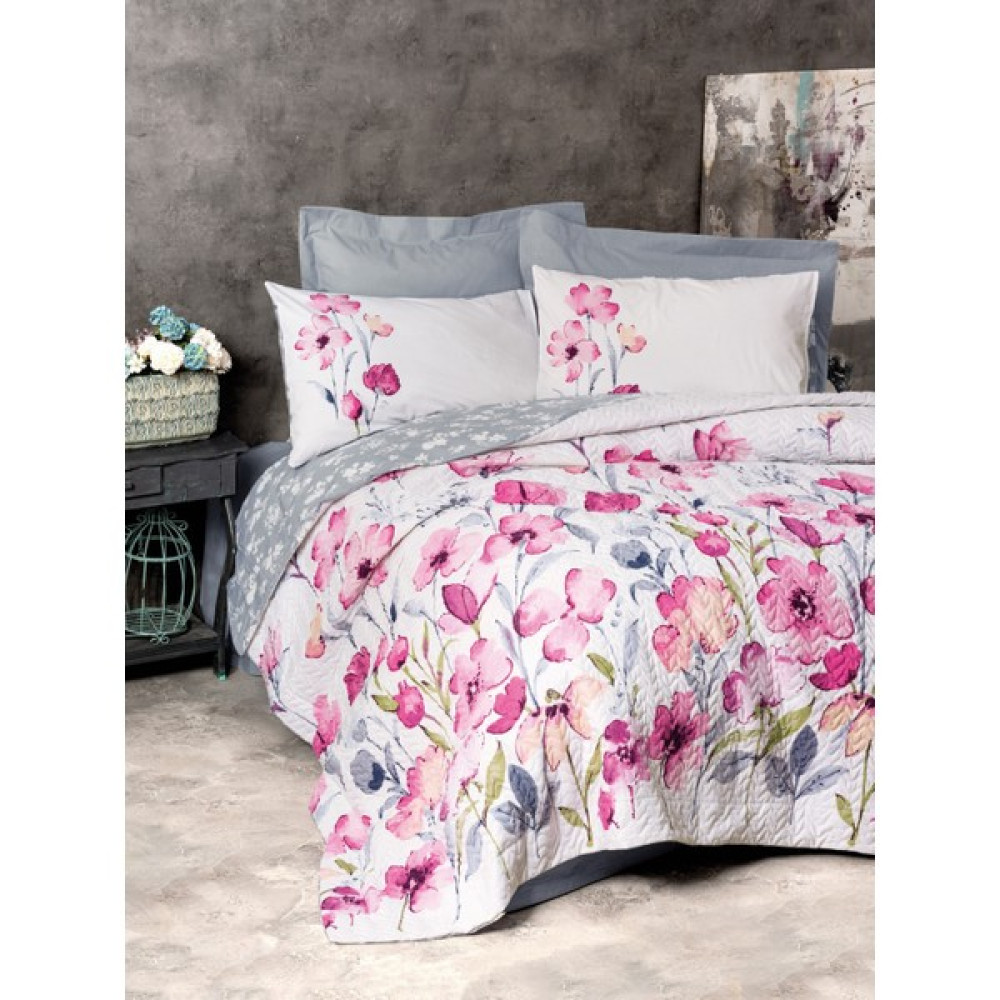 Cotton Box Çift Kişilik Complete Set Carla Gri - 220 x 230 cm Nevresim Takımı Fiyatı
