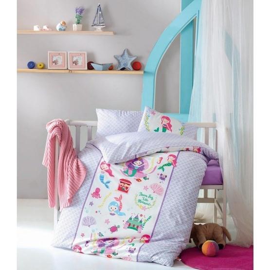 Cotton Box Deniz Kızı Lila Bebek Nevresim Takımı