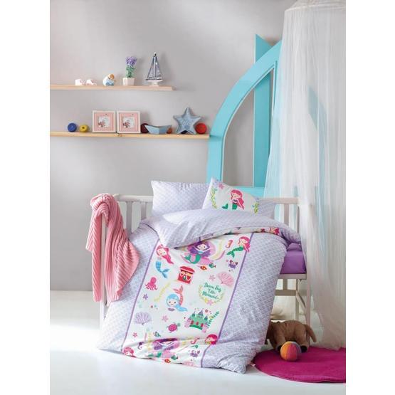Cotton Box Deniz Kızı Lila Bebek Nevresim Takımı