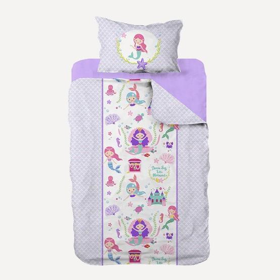 Cotton Box Deniz Kızı Lila Bebek Nevresim Takımı