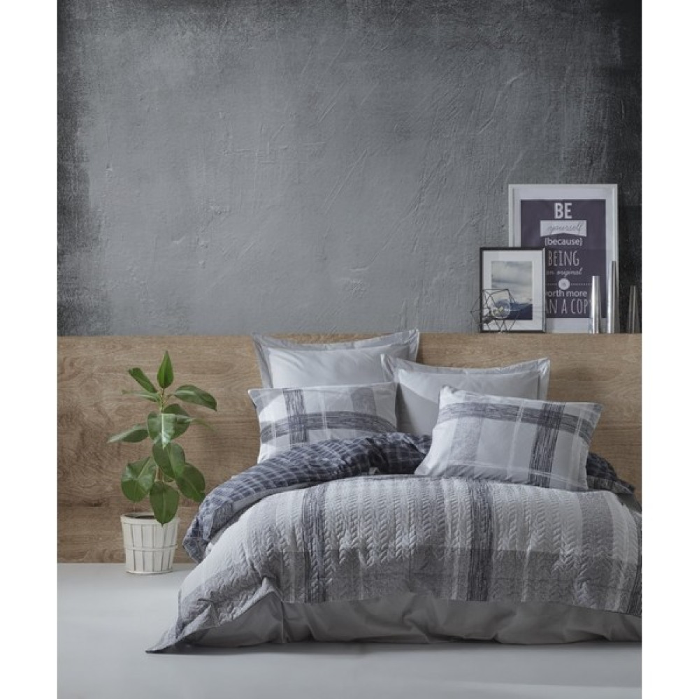 Cotton Box Dört Mevsim Çift Kişilik Complete Set Miranda Gri - 220 x 230 cm Nevresim Takımı Fiyatı