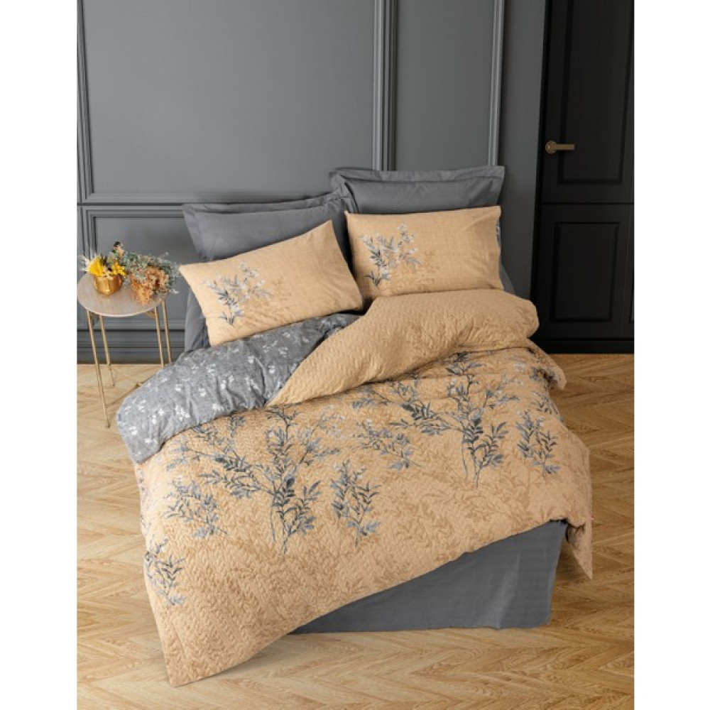 Cotton Box Dört Mevsim Çift Kişilik Complete Set Vera Gri - 220 x 230 cm Nevresim Takımı Fiyatı