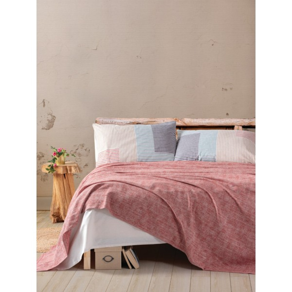 Cotton Box Easy Çift Kişilik Pike Takımı Via Kiremit - 220 x 240 cm Pike & Pike Takımı Fiyatı