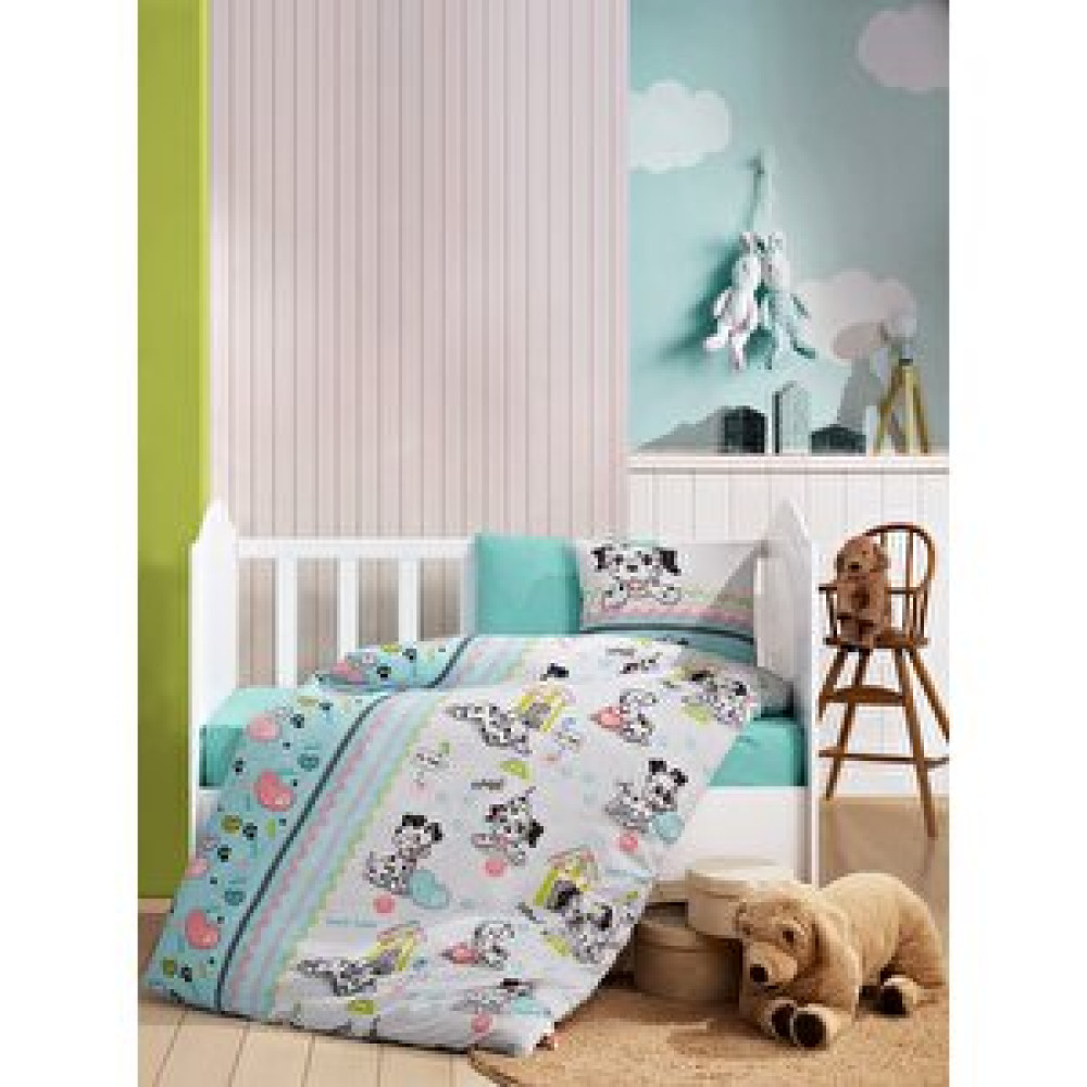 Cotton Box Flanel Bebek Nevresim Takımı Dalmaçyalı Mint Bebek Nevresim Takımı Fiyatı