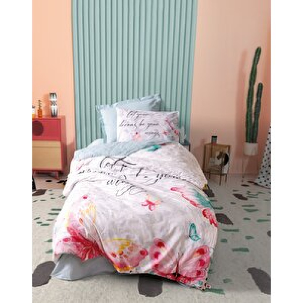 Cotton Box Genç Odası Tek Kişilik Nevresim Takımı Wings Mint Nevresim Takımı Fiyatı