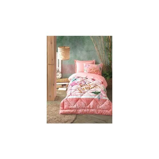 Cotton Box Hello Summer Pembe Tek Kişilik Uyku Seti Takımı