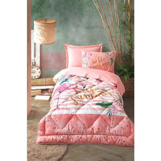 Cotton Box Hello Summer Pembe Tek Kişilik Uyku Seti Takımı