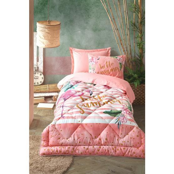 Cotton Box Hello Summer Pembe Tek Kişilik Uyku Seti Takımı