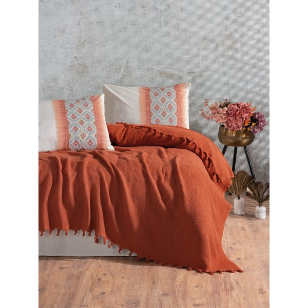Cotton Box Jakarlı Çift Kişilik Pike Takımı Papina Tarçın Pike & Pike Takımı Fiyatı