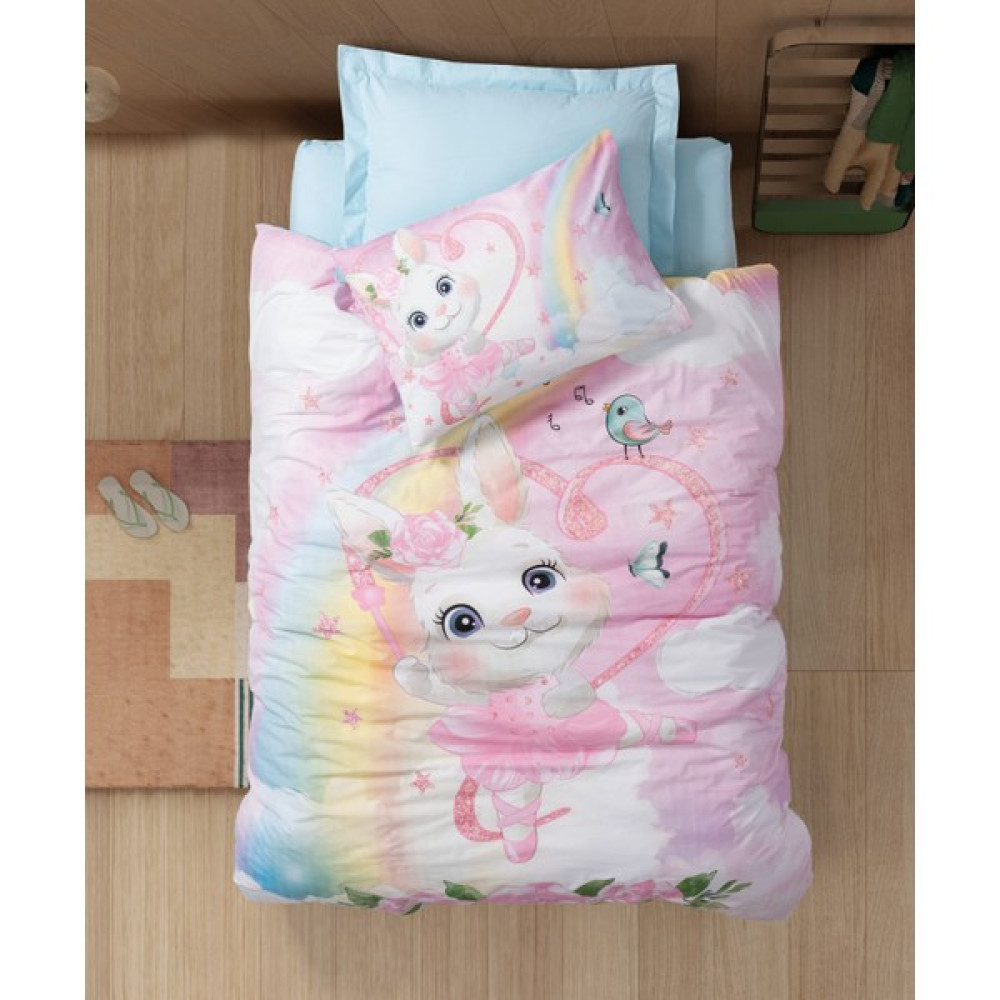 Cotton Box Junior Tek Kişilik Nevresim Takımı Cony Mint - 160 x 220 cm - Renkli Bebek Nevresim Takımı Fiyatı
