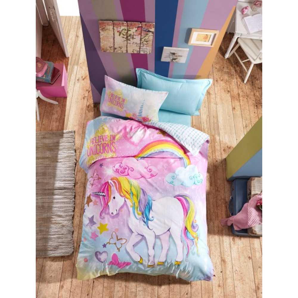 Cotton Box Junior Tek Kişilik Ranforce Nevresim Takımı - Dream - Mint - 160 x 220 cm Nevresim Takımı Fiyatı