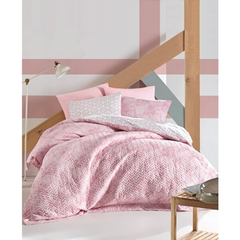 Cotton Box Minimal Tek Kişilik Dört Mevsim Set Best Pembe - 160 x 220 cm Nevresim Takımı Fiyatı