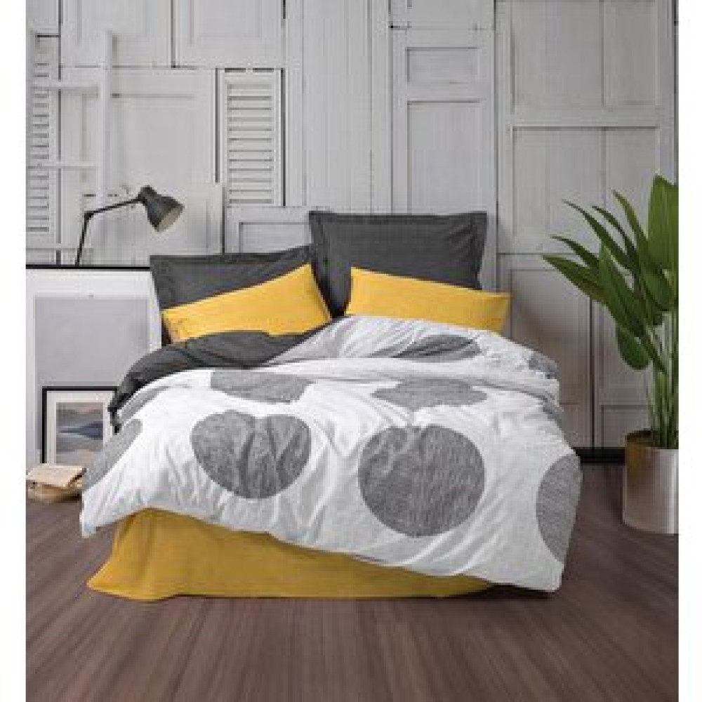 Cotton Box Modern Tek Kişilik Nevresim Takımı Dappled Sarı Nevresim Takımı Fiyatı