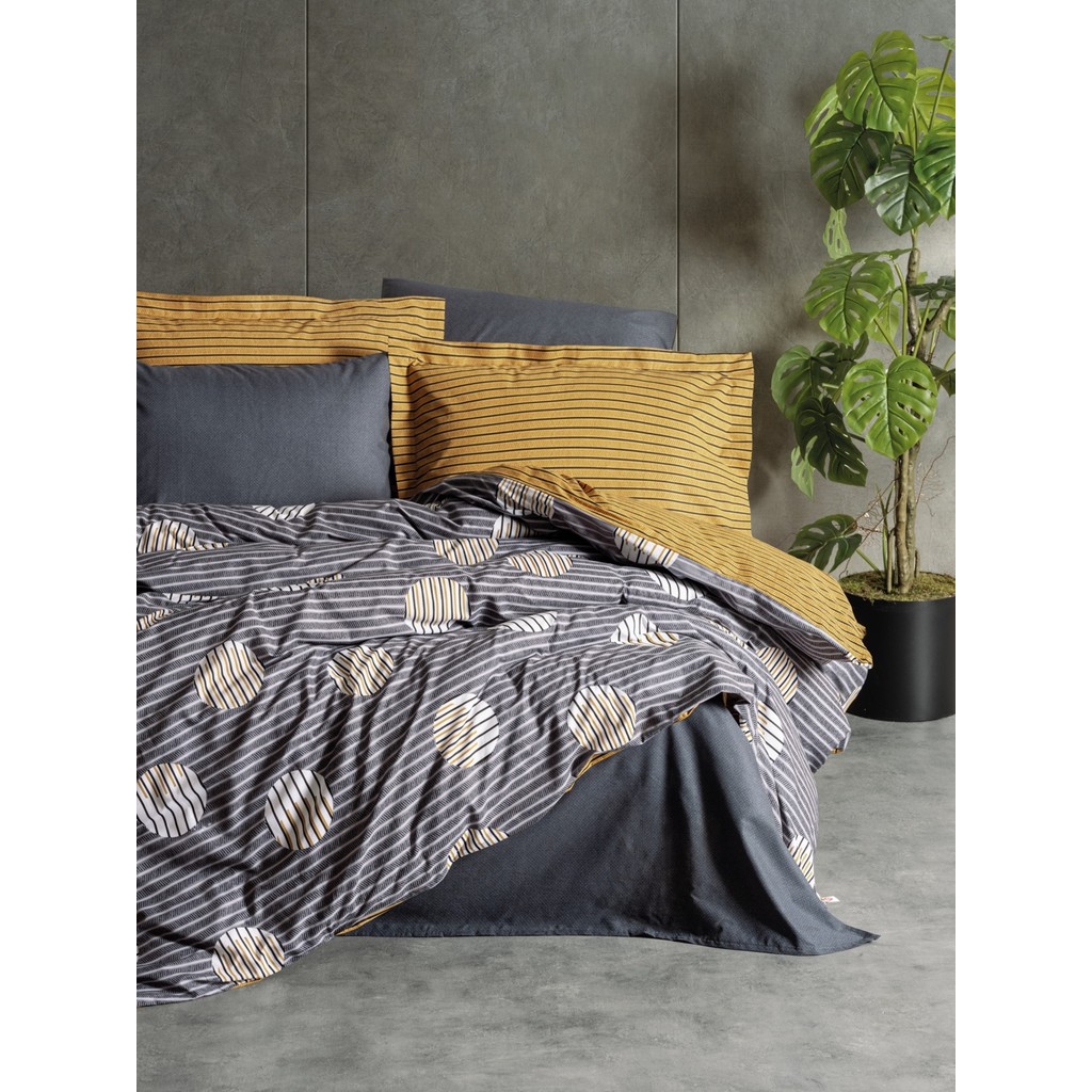 Cotton Box Modern Tek Kişilik Nevresim Takımı Strew Gri - 160 x 220 cm Nevresim Takımı Fiyatı