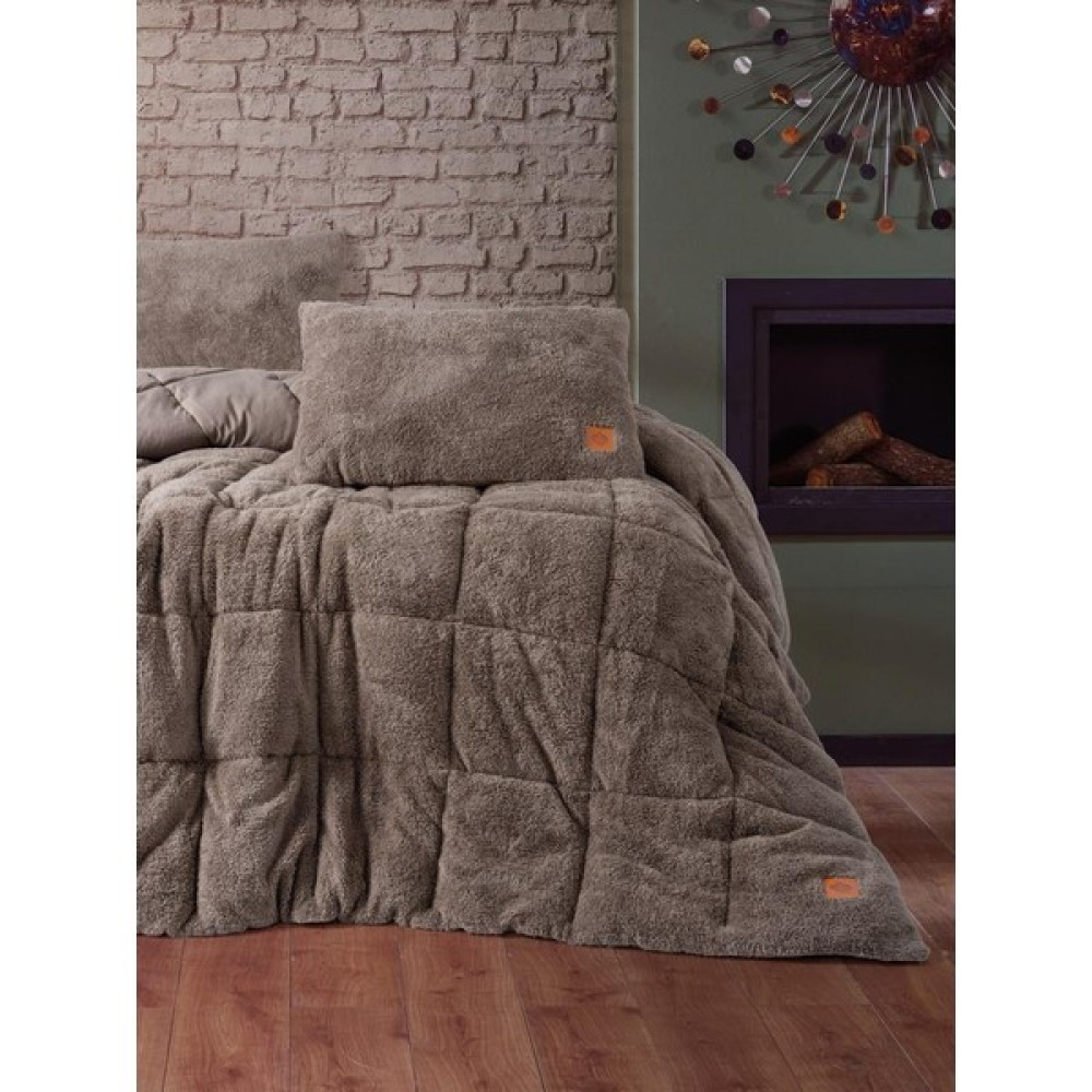 Cotton Box Peluş Çift Kişilik Yorgan Seti Bej Oto Boyaları Fiyatı
