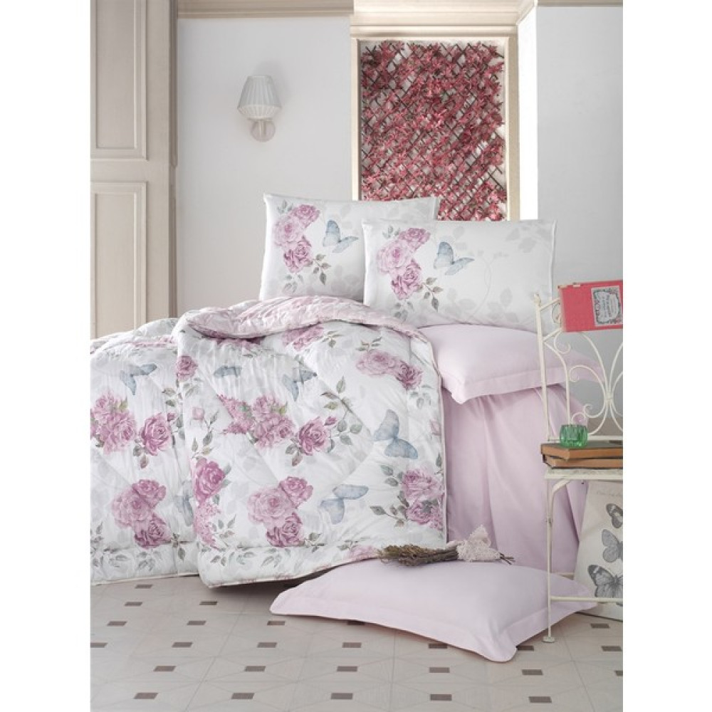 Cotton Box Ranforce Tek Kişilik Uyku Seti Rosella Pembe Yatak Seti / Uyku Seti Fiyatı