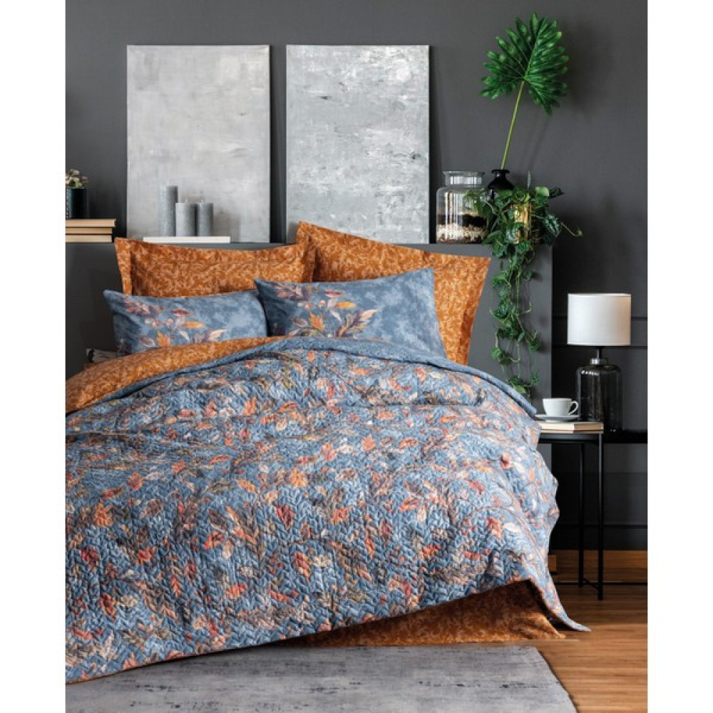 Cotton Box Tek Kişilik Complete Set Alekra Hardal - 180 x 230 cm Nevresim Takımı Fiyatı