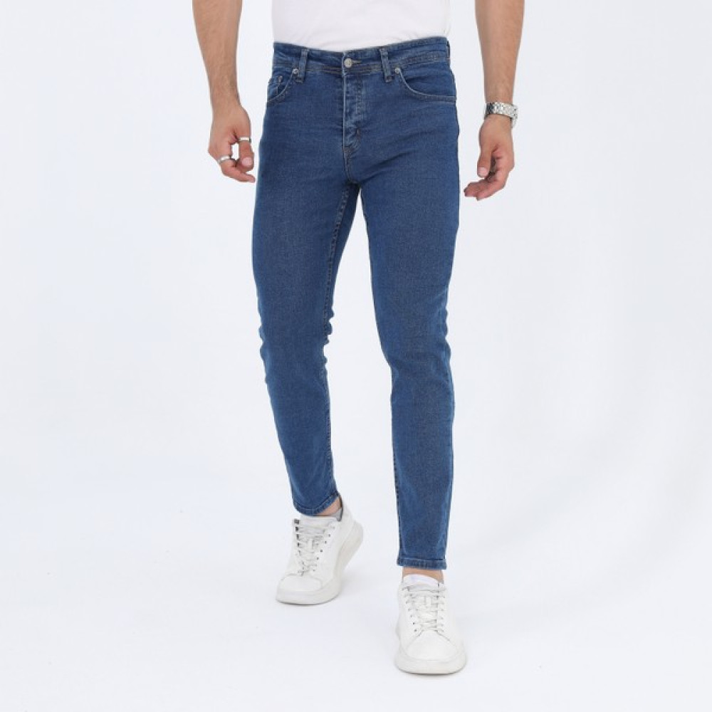 Cotton Chief Mavi Normal Bel Slim Fit Jean Dar Paça Erkek Kot Pantolon Erkek Jeans / Kot Pantolon Fiyatı