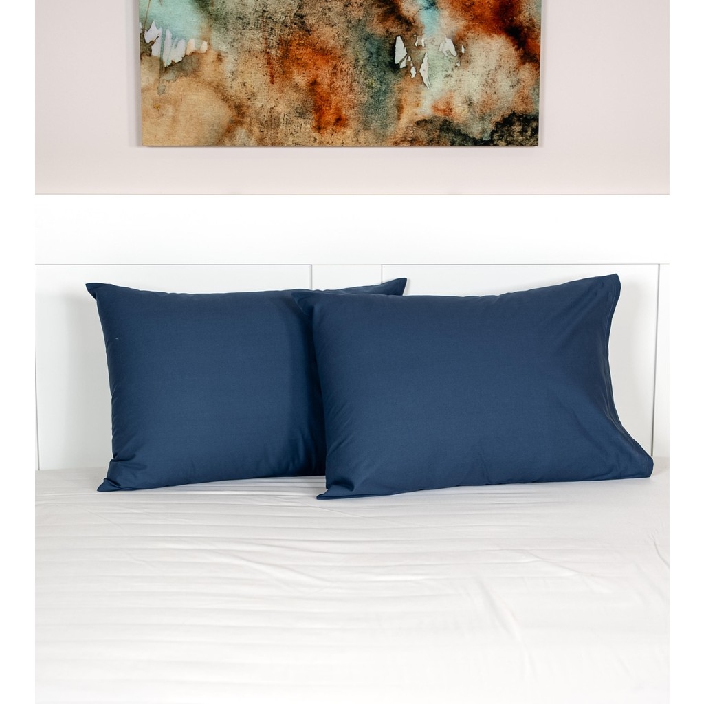 Cotton Collection 2'li Yastık Kılıfı Lacivert - Çok Renkli - 2’li Yastık Kılıfı Yastık Kılıfı Fiyatı