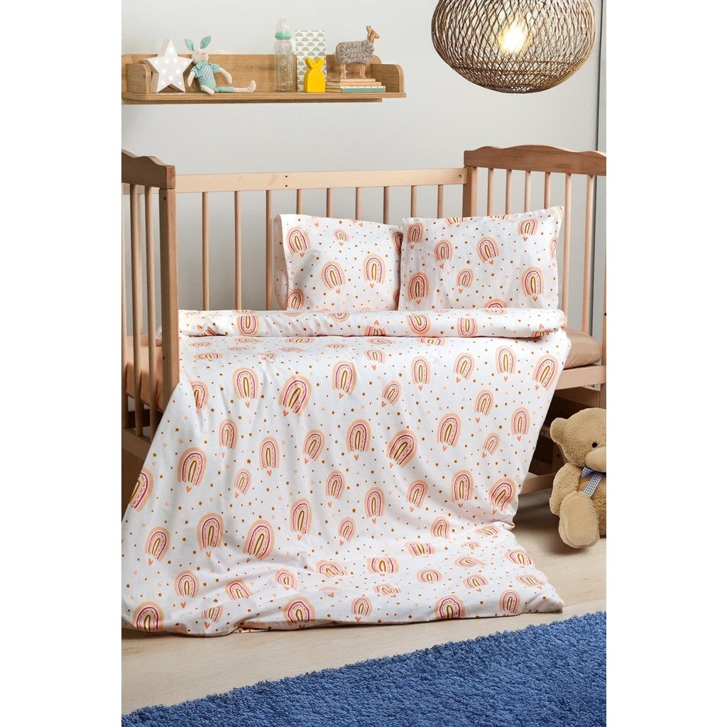 Cotton Collection Dreamshire Çok Renkli Pamuk Bebek Nevresim Takımı 100 x 150 cm Figürlü Desen Nevresim Takımı Fiyatı