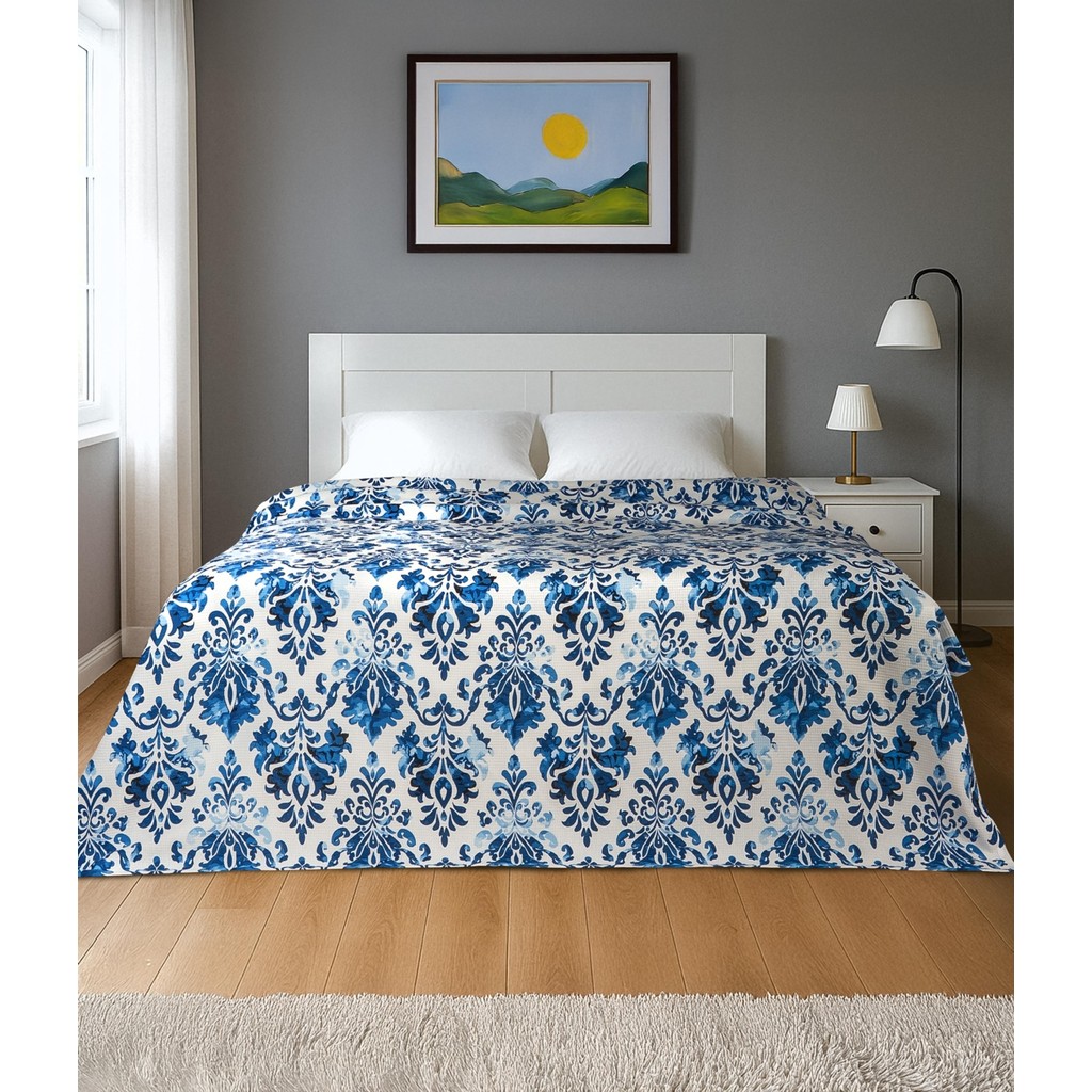 Cotton Collection Tek Kişilik Pike Akdeniz - Çok Renkli Pike & Pike Takımı Fiyatı