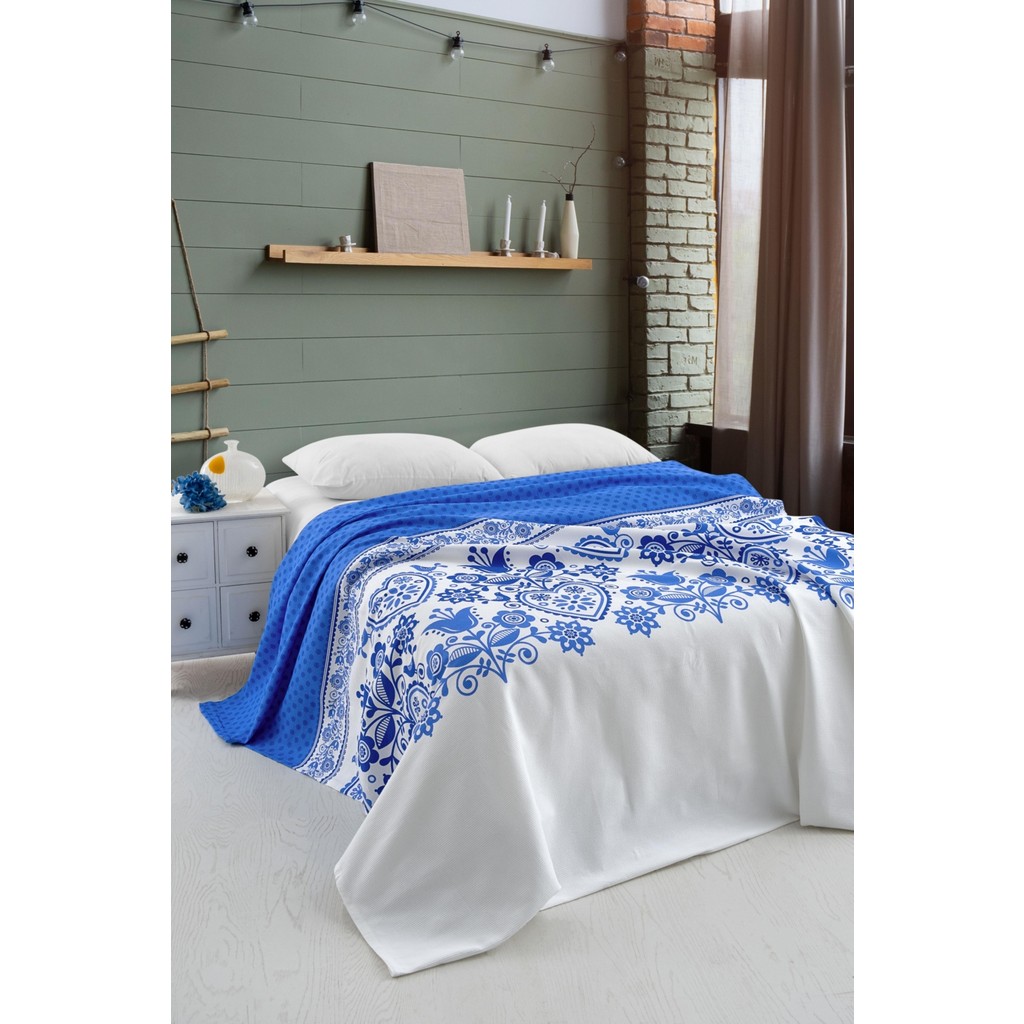 Cotton Collection Tek Kişilik Pike Tulip - Çok Renkli Diğer Fiyatı