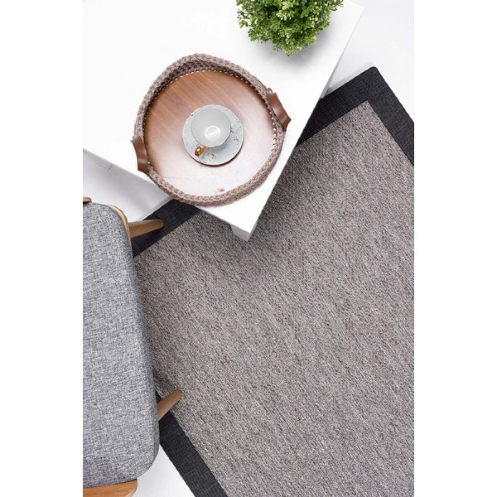 Cotton Halı Jutte Grey Doğal Jüt Sisal Halı - Antrasit - 120 x 180 cm Salon Halısı Fiyatı
