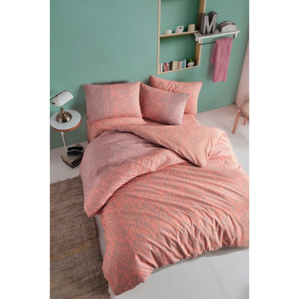 Cotton Life Fancy Çift Kişilik Nevresim Takımı - Motto Pembe - 200 x 220 cm Nevresim Takımı Fiyatı
