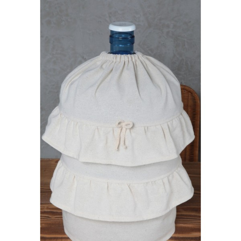 Cotton Maison Naturel Fırfırlı Damacana Kılıfı Çift Fırfırlı Vintage - 26x45 Cm - Krem Mutfak Gereçleri Fiyatı