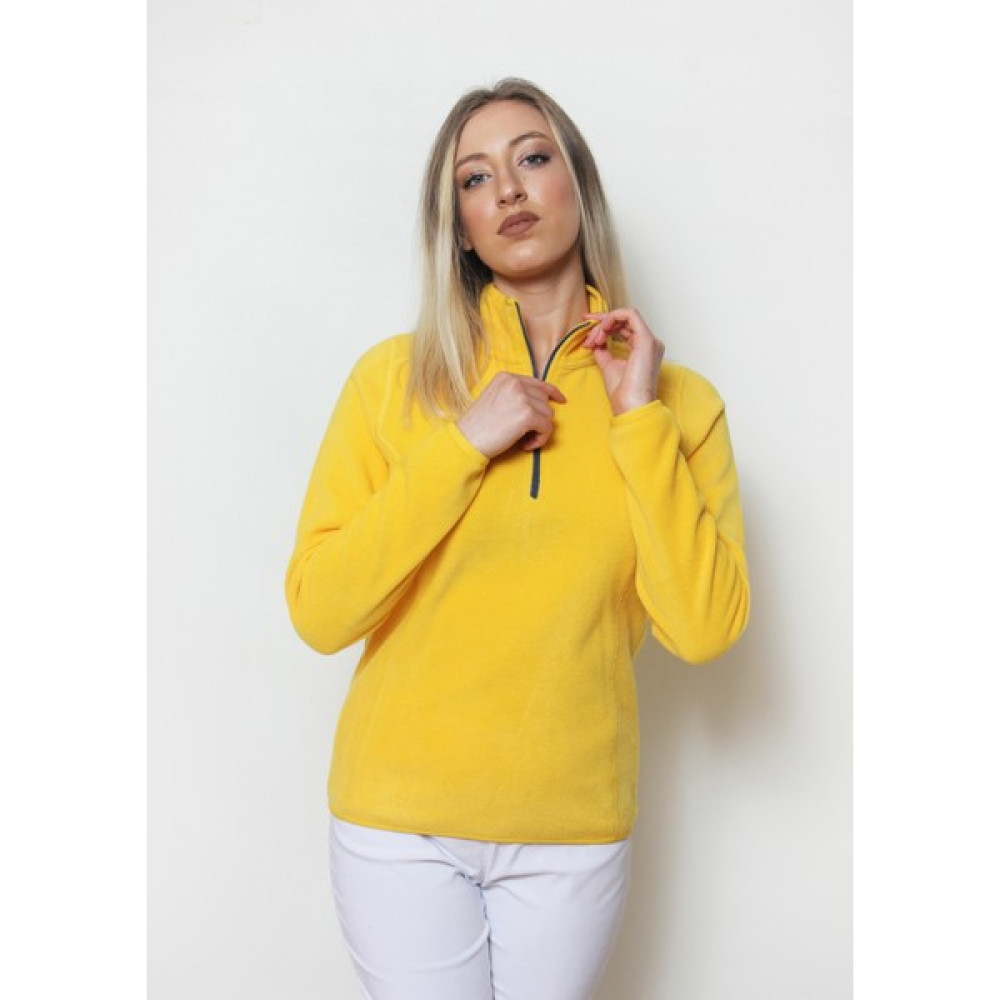 Cottoncool Kadın Polar Yarım Fermuar Sweatshirt - S - Sarı Oto Boyaları Fiyatı