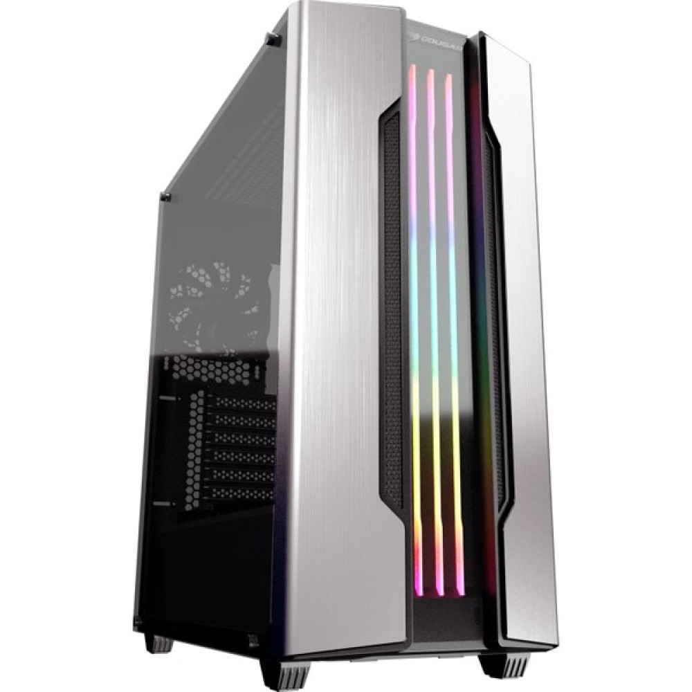 Cougar CGR-5BMBS-T Genini S-Sliver-T XTC 600W Transparent Panel E-ATX Midi Tower Kasa Bilgisayar Kasası PC Kasaları Fiyatı