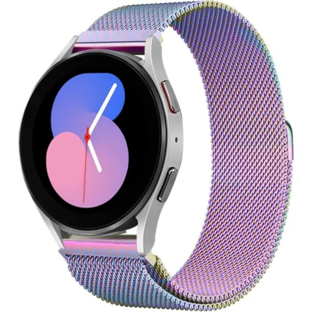 Cover Center Huawei Watch Gt2 42MM /gt3 42MM Uyumlu 20MM Mıknatıslı Metal Hasır Kordon Manyetik Metal Hasır Örgü - Gökkuşağı Giyilebilir Teknoloji Aksesuarları Fiyatı