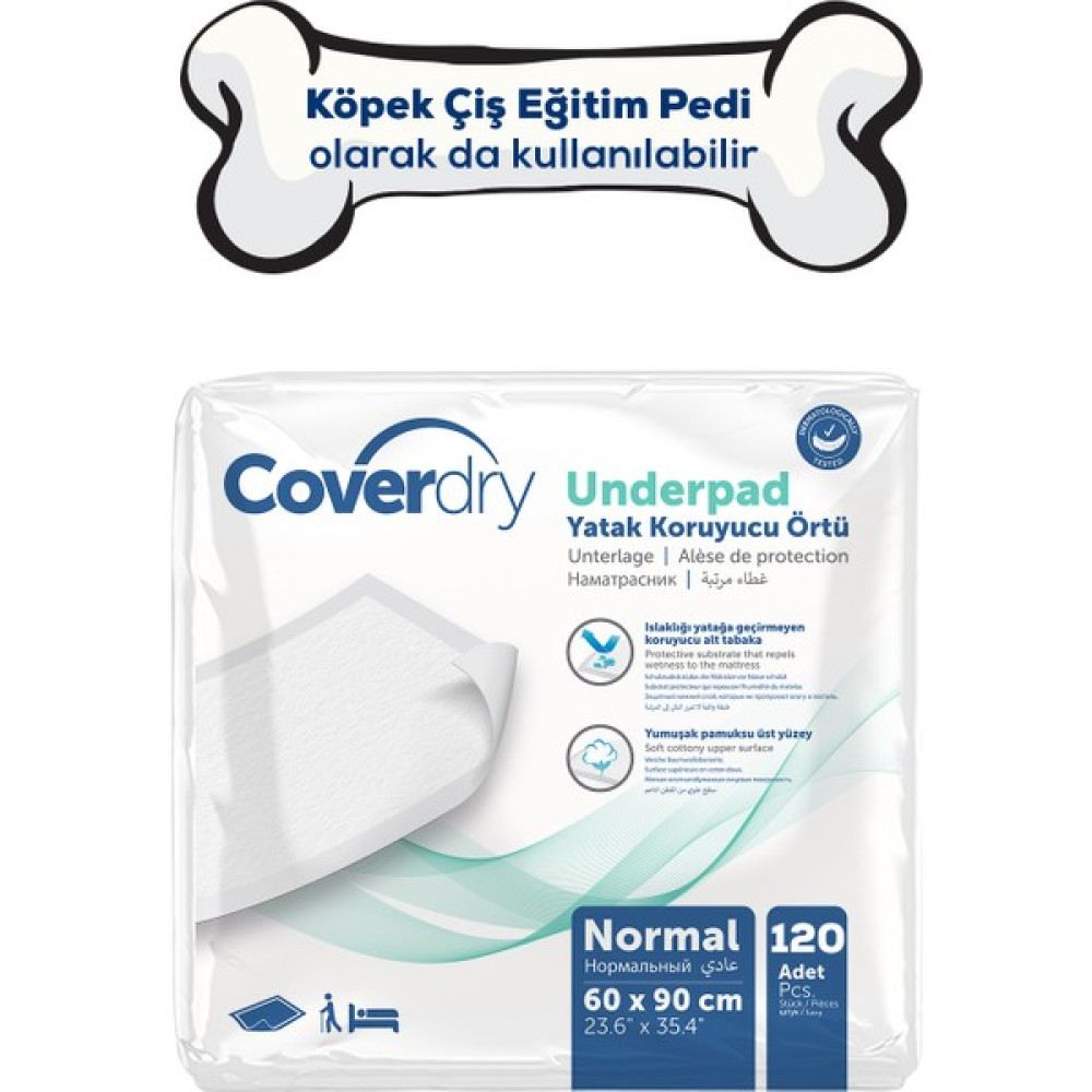 Coverdry Köpek Çiş Eğitim Pedi 60X90 120 Adet Evcil Hayvan Ürünleri Fiyatı