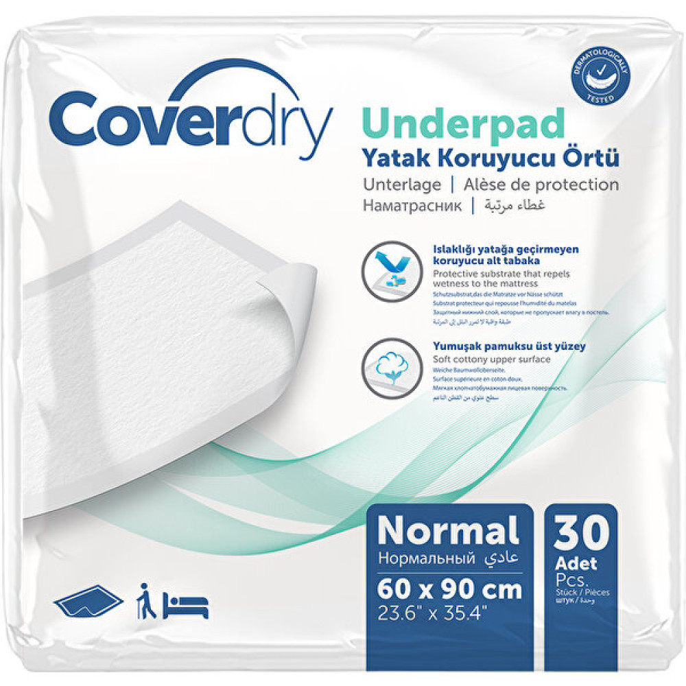 Coverdry Yatak Koruyucu Örtü 60X90 30 Adet - 60 x 90 cm Alez / Yatak Koruyucu Fiyatı