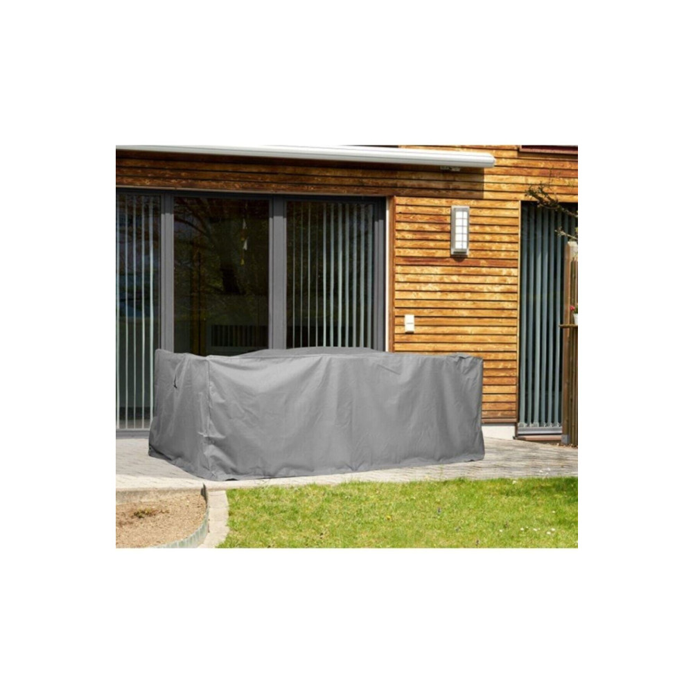 CoverPlus Bahçe Mobilya Brandası 160x100x80 Cm Masa Sandalye Koruma Örtüsü Kılıf Gri Su Geçirmez Bahçe Mobilyası Fiyatı