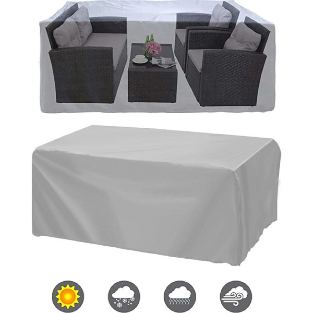 Coverplus Bahçe Mobilya Koruma Örtüsü Su Geçirmez Branda 200 x 150 x 80 cm - Gri Bahçe Mobilyası Takımı Fiyatı