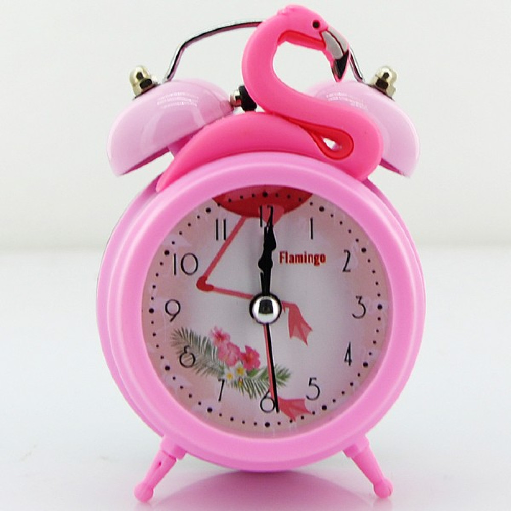 CoverZone Flamingo 3D Işıklı Alarmlı Pilli 11 cm Masa Çalar Saati Masa Saati Fiyatı