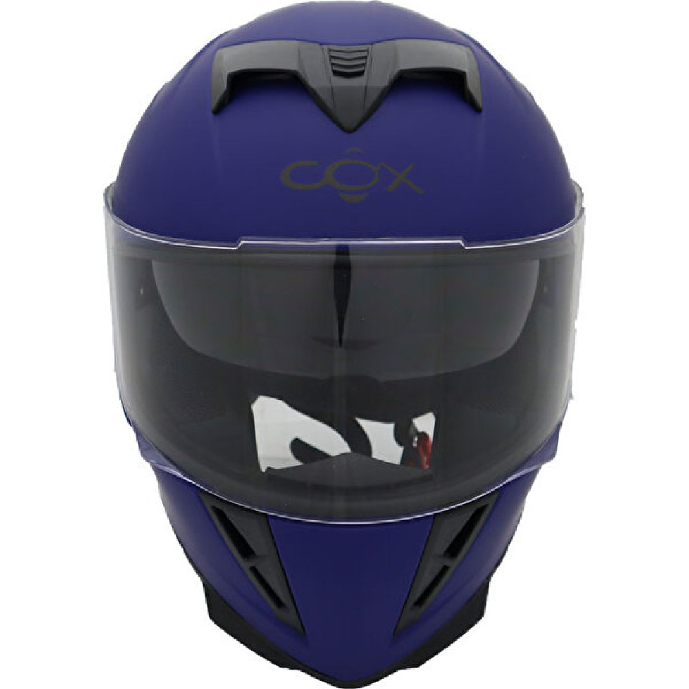 Cox Sr-F Motosiklet Tam Kapalı Gözlüklü Kask Mat Mavi M Beden Motorsiklet Kaskları Fiyatı