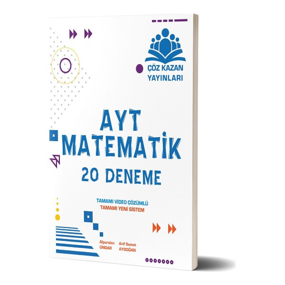 Çöz Kazan Yayınları AYT Matematik 20 Deneme Yeni Nesil Matematik Fiyatı