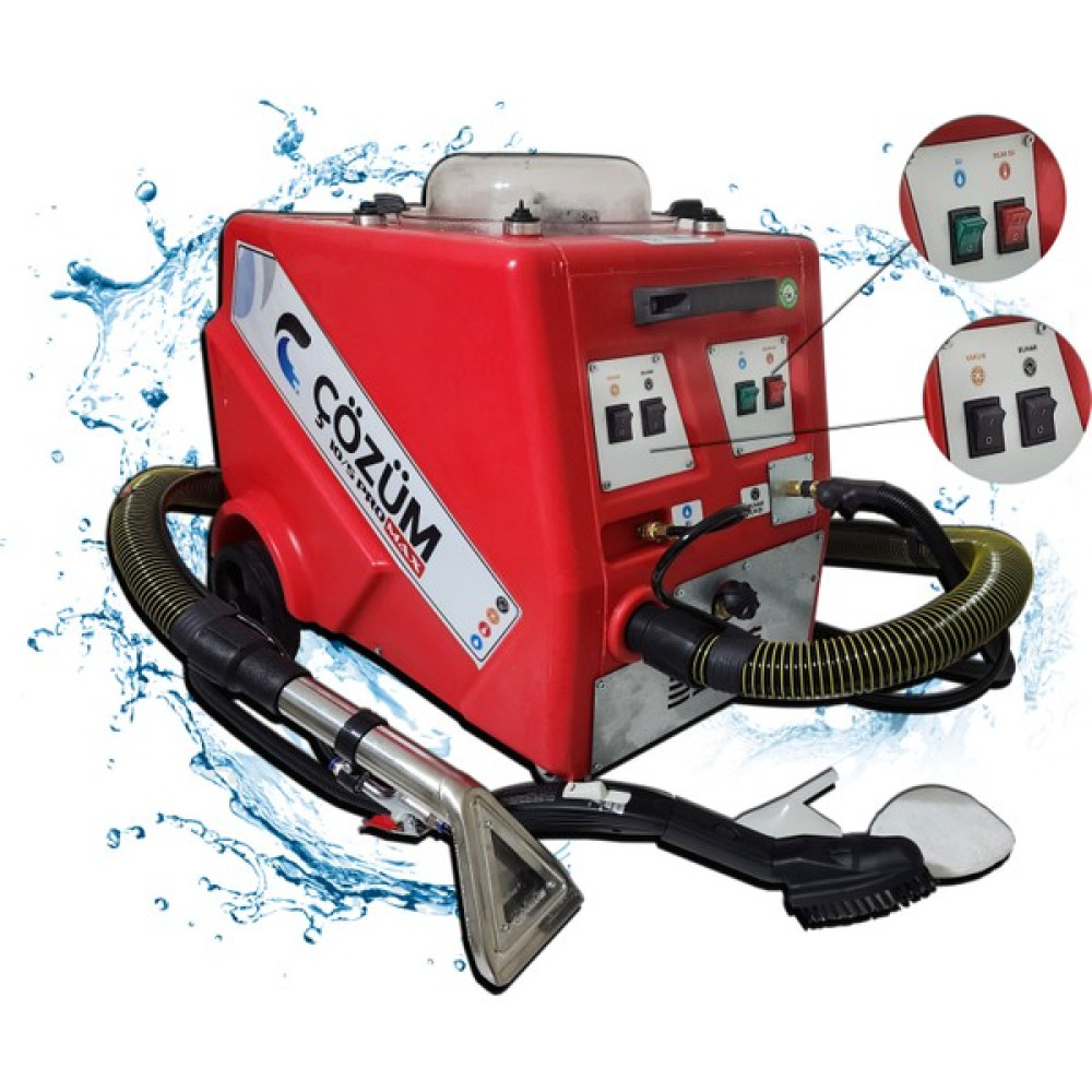 Çözüm 10-5 Promax Sıcak Sulu Buharlı Halı Koltuk Yatak Perde Yıkama ve Oto Kuaför Makinası Elektrikli El Aletleri Fiyatı