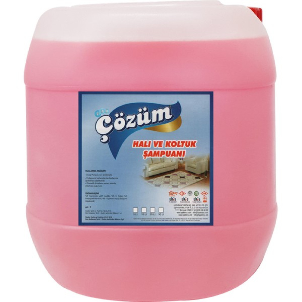 Çözüm Halı Şampuanı 30 kg Halı Şampuanı Fiyatı