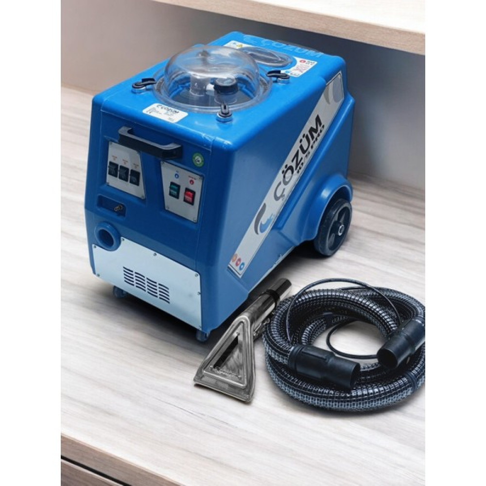 Çözüm Pro 10.5 3 x 1400W Ekstra Güçlü Halı ve Koltuk Yıkama Makinesi - Mavi Halı Yıkama Makineleri Fiyatı