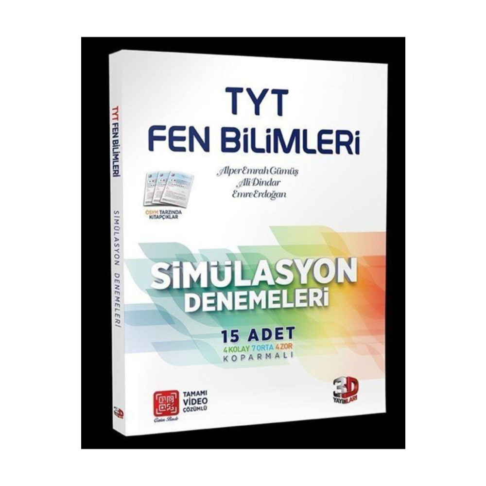 Çözüm Yayınları Çözüm 3d Tyt Fen Bilimleri Simülasyon Denemeleri Ders Sınav Kitapları Fiyatı