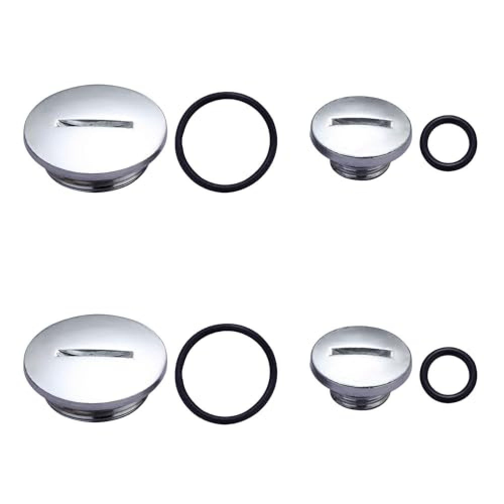 CQSPMOTO 2 Set of Quad Engine Stator Side Cover Caps with Seals 50cc 70cc 90cc 110cc 125 Cc Side Engine Cover Cap Fit for ATV BMS Roketa Taotao SunL Coolster