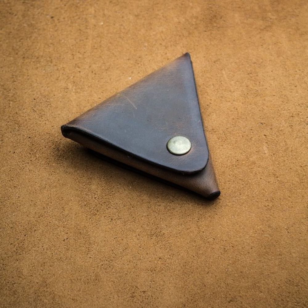 Craft And Luna El Yapımı Hakiki Deri Bozuk Para Cüzdanı - Triangle Bayan Cüzdan Fiyatı